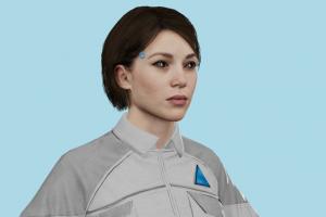 DBH AP700 Detroit, DBH, Become-Human, female, girl, woman, people, xna, characters, animated